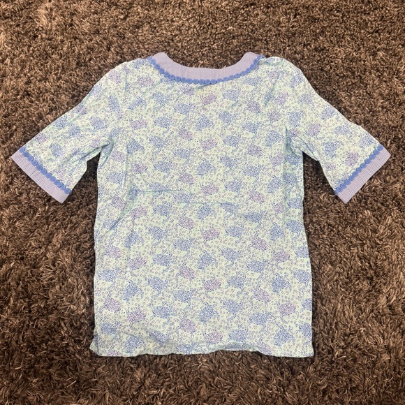 Vineyard Vines Girls Beachy Coastal Blue Sea Turtles Tunic, Size M - Picture 4 of 6